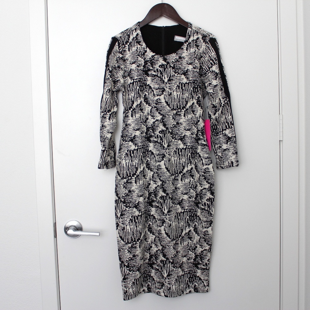 Hunter Bell Nikki Jacquard Ponte Knit Dress